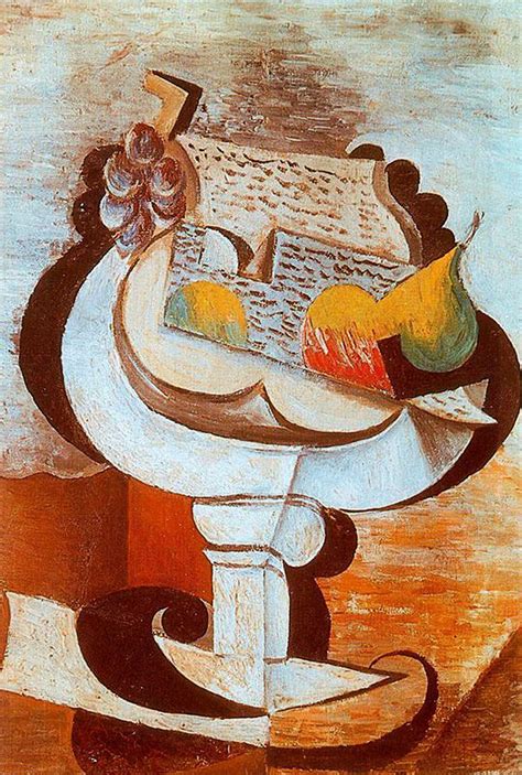 Picasso was especially adept at this difficult medium. Fruit dish - Pablo Picasso - WikiArt.org - encyclopedia of ...