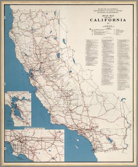 California Road Atlas Map Free Printable Maps