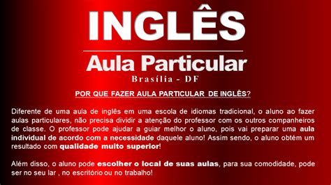Aprende inglês de verdade, estudando onde e quando quiser. Mr.James - Aulas Particulares de Inglês em Brasília