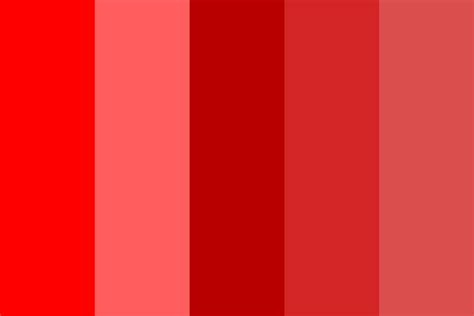 Red Awesome Palette Color Palette