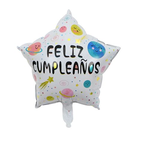 18 Inch Birthday Balloon In Spanish Feliz Cumplea Os Aluminum Balloon