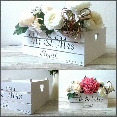 White Wooden Wedding Crates Great For Many Wedding Ideas Ideal For