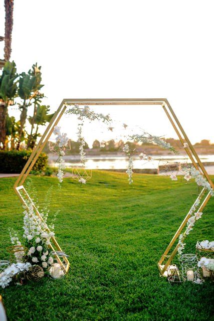 Unique 35 Of Hexagon Wedding Arch Dimensions Heygirlrox