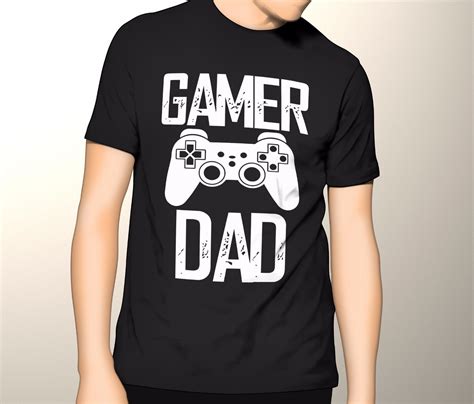 Gamer Shirt Gamer Dad Premium Graphic T Shirt S 5xl In T Shirts From