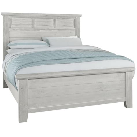 Vaughan Bassett Sawmill 694 559 955 922 Transitional Queen Louver Bed Crowley Furniture