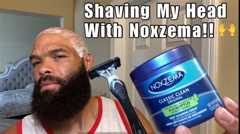 Shaving My Head With Noxzema How To Shave Your Head Quick And Easy
