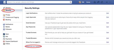 There are two ways to take a facebook account offline—deactivation and deletion. How To Permanently Delete Your Facebook Account - Business ...
