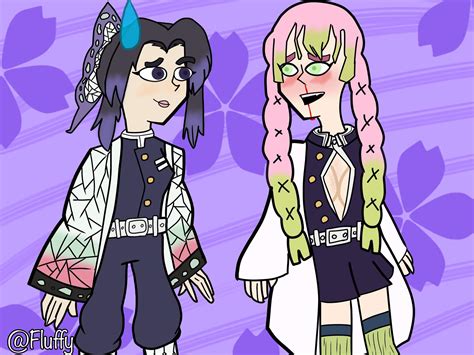 Matching Pfp Shinobu And Mitsuri Demon Slayer Kimetsu No Yaiba Amino