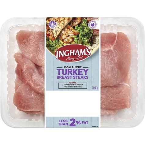 Ingham S Turkey Breast Steaks G Woolworths