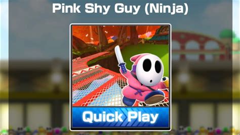 Mario Kart Tour Today Challenge Pink Shy Guy Ninja Quick Play 150cc