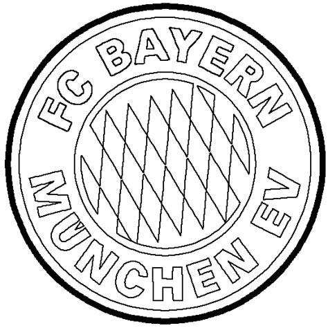 Bayern Munchen Kleurplaat Logo Bayern Munchen Kleurplaat Ausmalbild