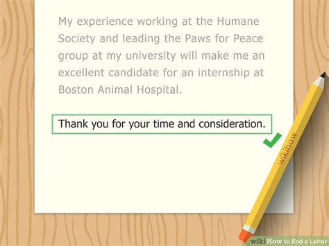 How To End A Letter With Sample Letter Closings Wikihow