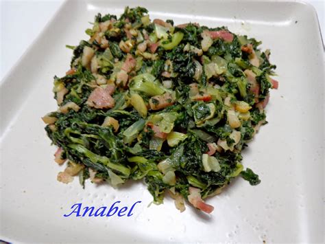 Porotos granados minuto verde congelado 500 g. UN POCO DE TODO: ESPINACAS SALTEADAS CON BACON