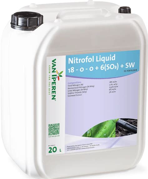 20l Npk Nitrofol Liquid Fertilizer For Agriculture 18 0 06so3sw