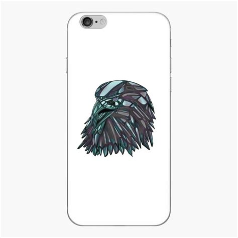 a phone case with an eagle s head on it