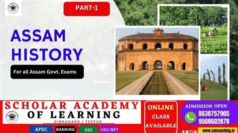 Complete Assam History Part Apsc Adre All Govt Exams Assam Gk