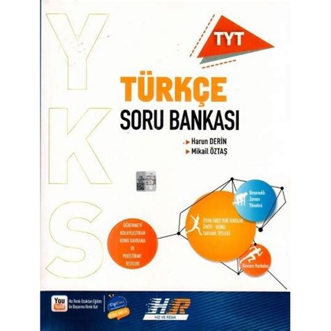 H Z Ve Renk Yay Nlar Tyt T Rk E Soru Bankas Harun Derin Kitab