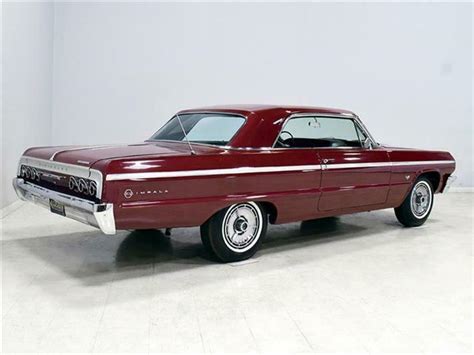 1964 Chevrolet Impala Hardtop 72552 Miles Palomar Red Coupe 327 Cubic