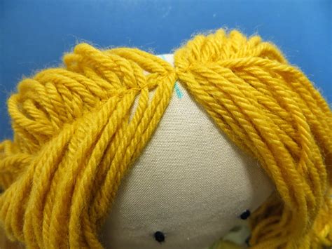 The Project Lady Fast And Easy Way To Make Doll Hair With Yarn