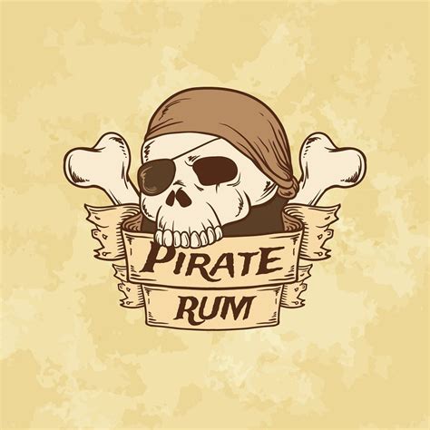 Skull Pirate Rum Party Pirates Animal Party Pirate Party