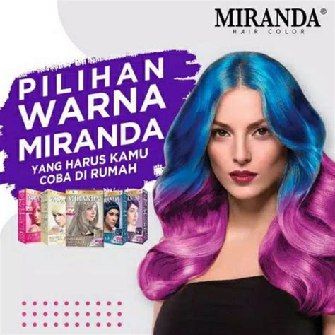 Jual Miranda Hair Color Semir Pewarna Rambut Miranda Cat Rambut Miranda Miranda Kota