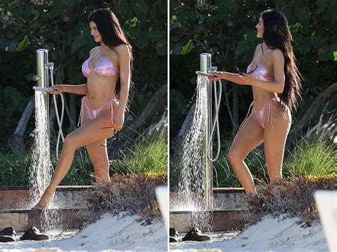 Kylie Jenner Had Her Followers Salivate In Barely There Pink Metallic