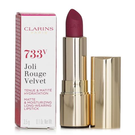 clarins joli rouge velvet matte and moisturizing long wearing lipstick 732v grenadine