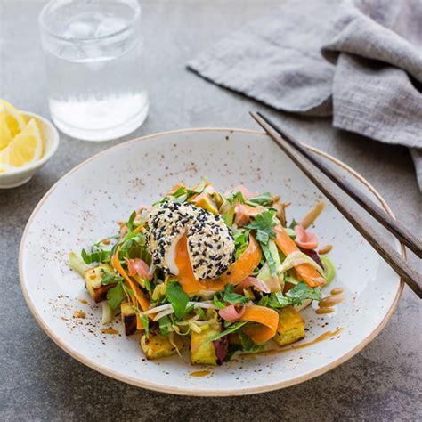 Japanese Kumara Salad With Sesame Eggs And Goma Dare Sauce My Food Bag