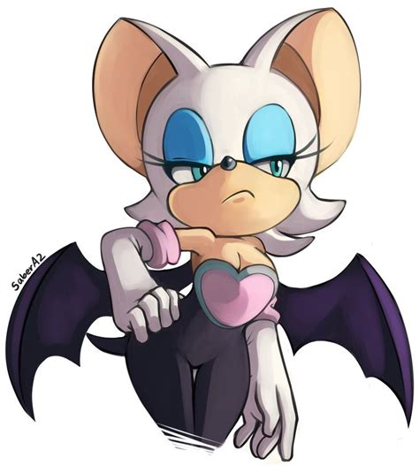 Rouge By Sabera2 On Deviantart Rouge The Bat Sonic Fan Art Bat
