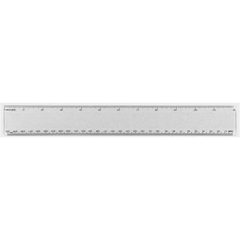 Beveled Plastic Ruler 12 Health Promotions Now