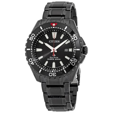 Citizen Promaster Diver Eco Drive Black Dial Mens Watch Bn0195 54e