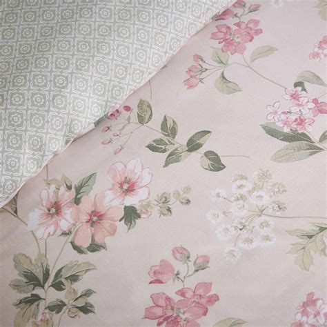Floral Duvet Covers Lorena Vintage Flower Print Cotton ...