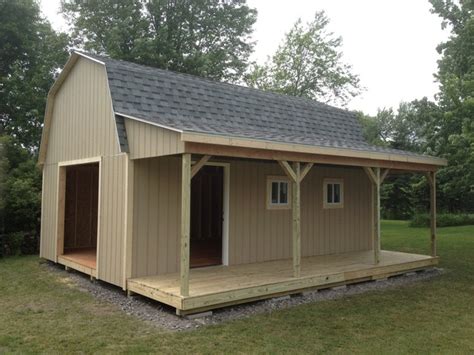 Barns Style Storage Shed With Loft16x32 Wood Garage Building