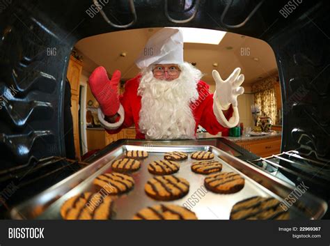 Santa Cooking Image And Photo Free Trial Bigstock