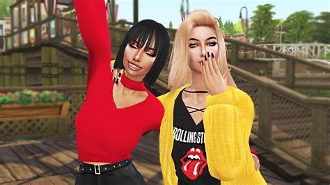 Simowa Ulica The Sims 4 Create A Sim Best Friends Cc