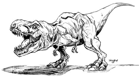 Tyrex Dinosaurus Kleurplaat Kleurplaat Dinosaurus 54 Allerbeste