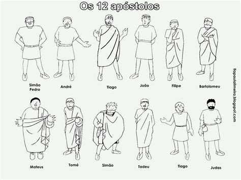 When day came, he called his disciples to himself, and from them he chose. Tia Paula: Os 12 apóstolos de Jesus