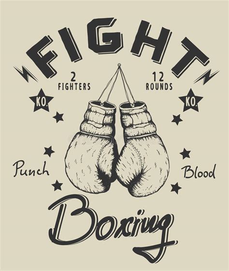 Old Boxing Gloves Stock Illustrations 535 Old Boxing Gloves Stock