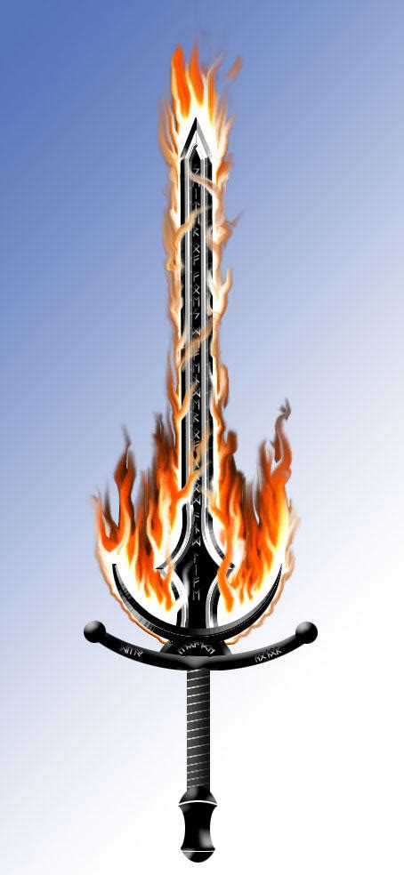 Flame Sword By Grimangel On Deviantart