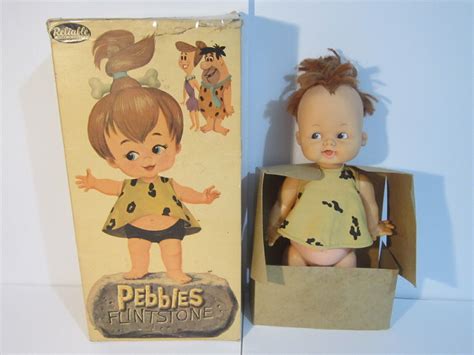 Vintage Pebbles Doll Hanna Barbera Flintstones From Rare Reliable Toys Not Ideal Ebay