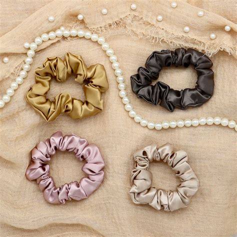 Clearance Mulberry Silk Hair Scrunchie 22 Momme 6a Grade Etsy