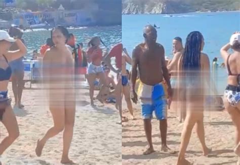 Video Mujer Desnuda Escandalizó A La Comunidad En Taganga Bailó Y Discutió Con Las