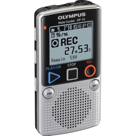 Olympus Dp 10 Digital Voice Recorder 142640 Bandh Photo Video