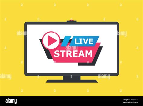 Live Stream Screen Video Player Layout Multimedia Frame Template