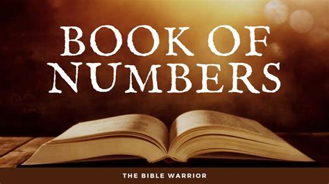 The Holy Bible Book Of Numbers The Bible Warrior Youtube