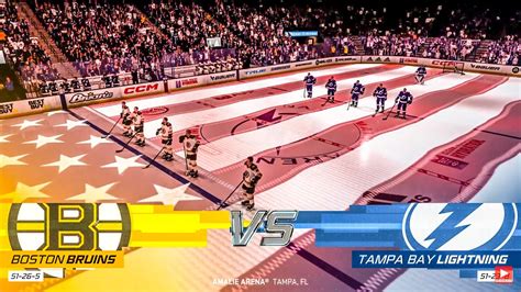 Boston Bruins Vs Tampa Bay Lightning 1262023 Nhl 23 Gameplay Youtube