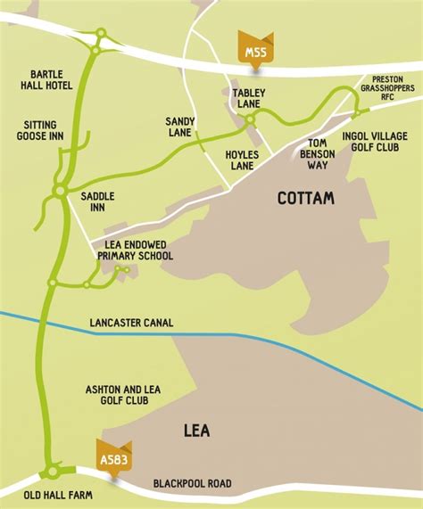 Preston Road Map