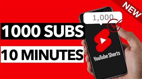 How To Get 1000 Subscribers On Youtube In 10 Minutes 2024 Update