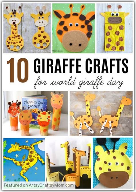 10 Groovy Giraffe Crafts for Kids | World Giraffe Day Crafts
