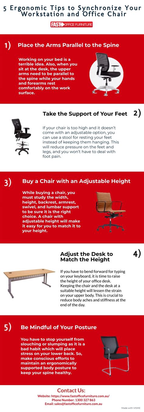 5 Ergonomic Tips To Synchronize Your Workstation And Office Chair